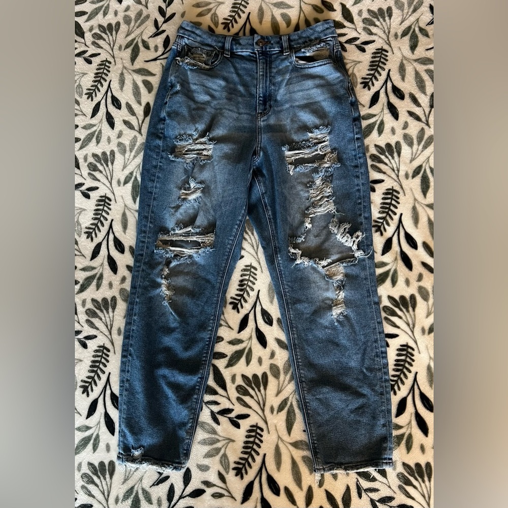 Only wore them for a couple months, too big now. Good condition, no flaws!